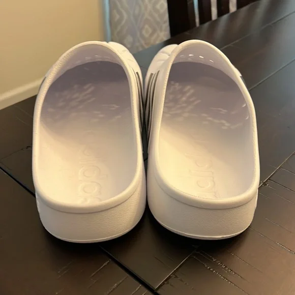 Adidas Adilette Clog Superstar sandals shoes new white black FY8970 Women’s 10 - Picture 7 of 12